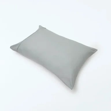 FUNDA DE ALMOHADA RIPLEY HOME ALGODÓN 144 HILOS GRIS 50X90 CM - 1