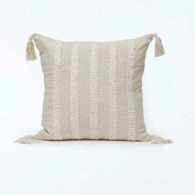 COJÍN MAISON LINETT 50X50 TASSELS - 1