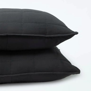 FUNDA DE ALMOHADA RIPLEY HOME LISO GRAFITO 50X90 CM - 2