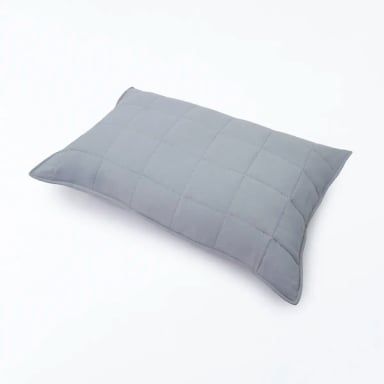 FUNDA DE ALMOHADA RIPLEY HOME LISO GRIS 50X90 CM - 1