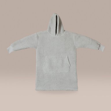 MANTA RIPLEY HOME PONCHO SHERPA ADULTO GRIS - 1
