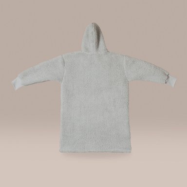MANTA RIPLEY HOME PONCHO SHERPA ADULTO GRIS - 2