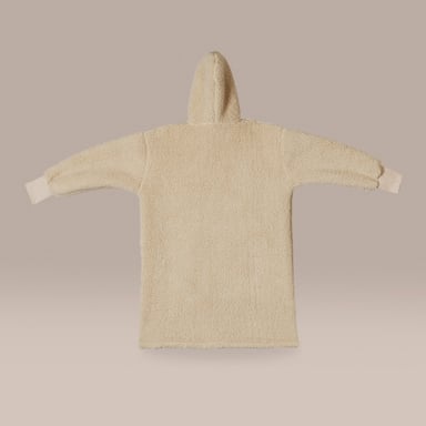 MANTA RIPLEY HOME PONCHO SHERPA ADULTO TAUPE - 2
