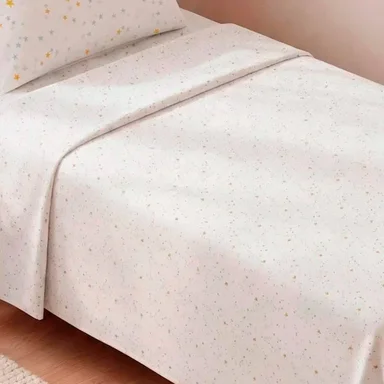 SET SÁBANAS RIPLEY HOME 2 PLAZAS 100% ALGODÓN PERRITOS STARS - 2