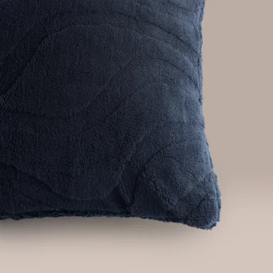 FUNDA DE ALMOHADA RIPLEY HOME EDREDÓN SHERPA GEO AZUL - 3
