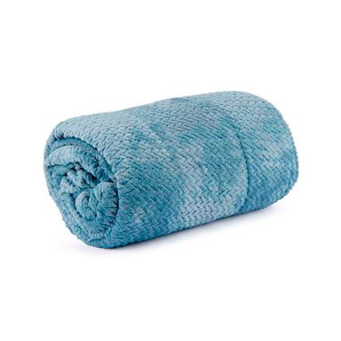 FRAZADA RIPLEY HOME NEW WAFFLE 2PL AZUL - 1