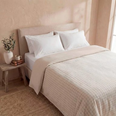 CUBREPLUMÓN MAISON LINETT CUADROS 1.5PL - 1