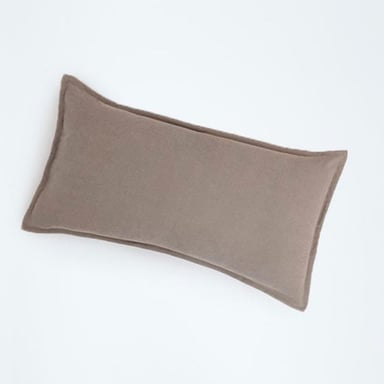 FUNDA DE ALMOHADA RIPLEY HOME EDREDÓN CORDUROY TAUPE 50X90 - 1