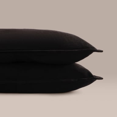 FUNDA DE ALMOHADA RIPLEY HOME EDREDÓN CORDUROY NEGRO 50X70 - 2