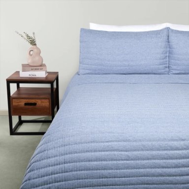 CUBRECAMA CATIONIC CORE KING AZUL - 1