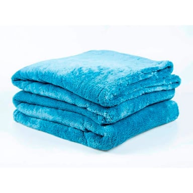 FRAZADA RIPLEY HOME FLUFFYFLEECE QUEEN-KING LIGHT BLUE - 1