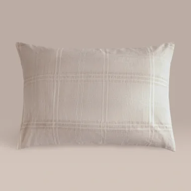 FUNDA DE ALMOHADA MAISON LINETT EDREDÓN 50X90 CUADROS - 1