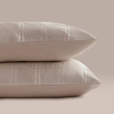 FUNDA DE ALMOHADA MAISON LINETT EDREDÓN 50X90 CUADROS - 2