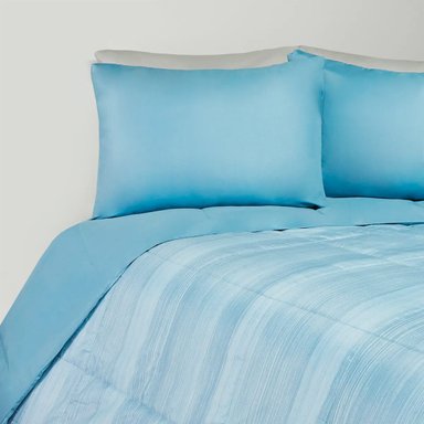 SET DE SÁBANAS + 2 FUNDAS ALMOHADAS + EDREDÓN KING MICROFIBRA ACERO - 2