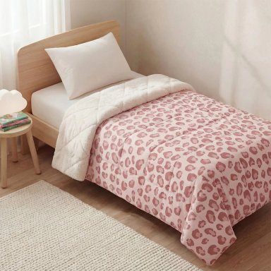 EDREDÓN RIPLEY HOME MICROFIBRA SHERPA 2PL ANIMAL PRINT - 1