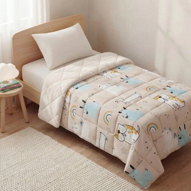 EDREDÓN RIPLEY HOME MICROFIBRA SHERPA 2PL PERRO - 1