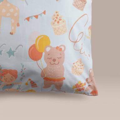 FUNDA DE ALMOHADA RIPLEY HOME EDREDÓN MICROFIBRA CIRCO - 3