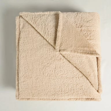 FRAZADA RIPLEY HOME SHERPA PELUDA 2PL TAUPE - 2