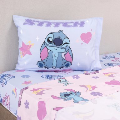 SET DE SÁBANAS 1.5 PLAZAS MICROFIBRA STITCH ANGEL - 1