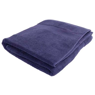 TOALLA DE BAÑO 100% ALGODÓN 550GR AZUL 160X100 CM - 1