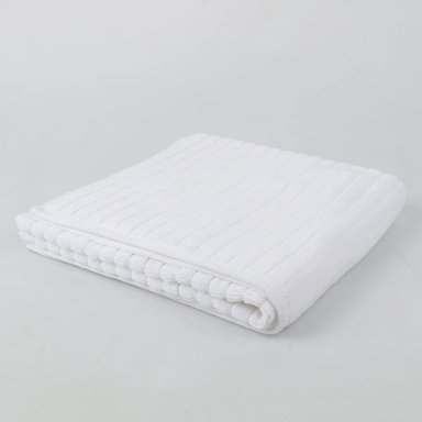 TOALLA DE BAÑO 100% ALGODÓN 650GR BLANCO 140X70 CM - 1