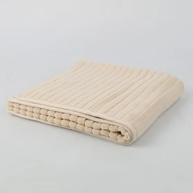 TOALLA DE BAÑO 100% ALGODÓN 650GR PERLA 140X70 CM - 1
