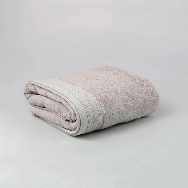 TOALLA DE BAÑO 700GR GRIS 100% ALGODÓN 140X70CM - 1