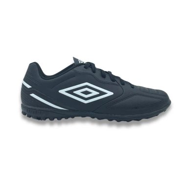 ZAPATILLAS HOMBRE UMBRO FÚTBOL PASTO SINTÉTICO NEGRO CLASSICO - 1