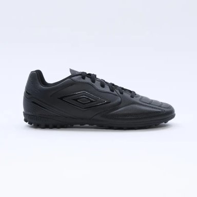 ZAPATILLAS HOMBRE UMBRO FÚTBOL PASTO SINTÉTICO NEGRO CLASSICO - 1