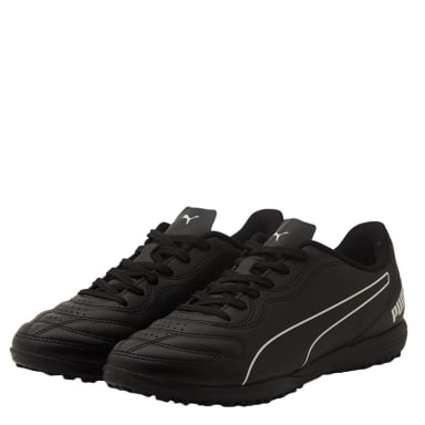 PUMA FÚTBOL ZAPATILLAS NIÑO PUMA FÚTBOL PASTO SINTÉTICO NEGRO CLASSICO TT - 4