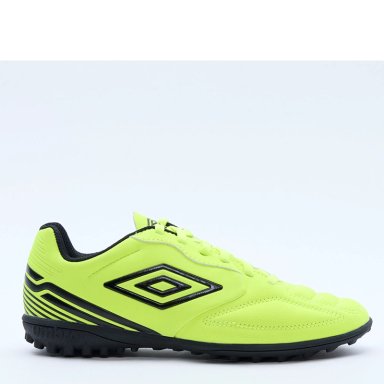 ZAPATILLAS NIÑO UMBRO FÚTBOL PASTO SINTÉTICO AMARILLO CLASSICO XIII TF - 1