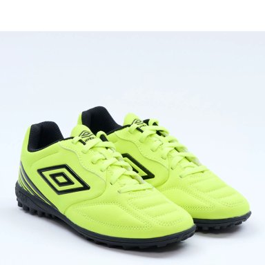 ZAPATILLAS NIÑO UMBRO FÚTBOL PASTO SINTÉTICO AMARILLO CLASSICO XIII TF - 5