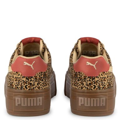 ZAPATILLA MUJER PUMA JOGGING MARRÓN COURT CLASSIC VULC FS PLATFORM ANIMAL WNS - 5