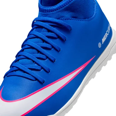 ZAPATILLAS NIÑO NIKE FÚTBOL PASTO SINTÉTICO AZUL JR SUPERFLY 10 CLUB TF - 4