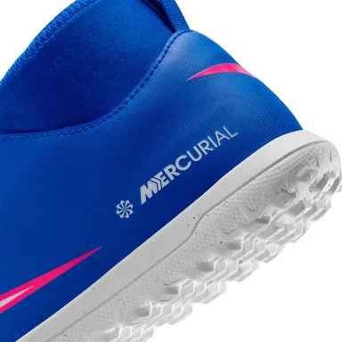 ZAPATILLAS NIÑO NIKE FÚTBOL PASTO SINTÉTICO AZUL JR SUPERFLY 10 CLUB TF - 5