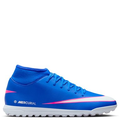 ZAPATILLAS UNISEX NIKE FÚTBOL PASTO SINTÉTICO AZUL SUPERFLY 10 CLUB TF - 1