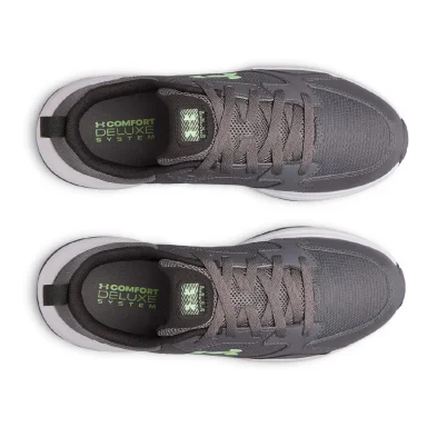 ZAPATILLAS HOMBRE UNDER ARMOUR TRAINING GRIS CHARGED EDGE CUERO - 4