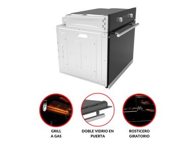 HORNO EMPOTRABLE GAS KLIMATIC BONN 70L - 4