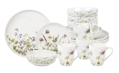 SET X16 VAJILLAS RIPLEY HOME FLORES - 1
