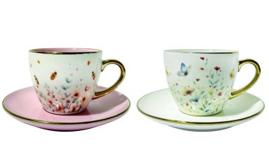 SETX2 TAZA C/PLATO RIPLEY HOME CERÁMICA - 1