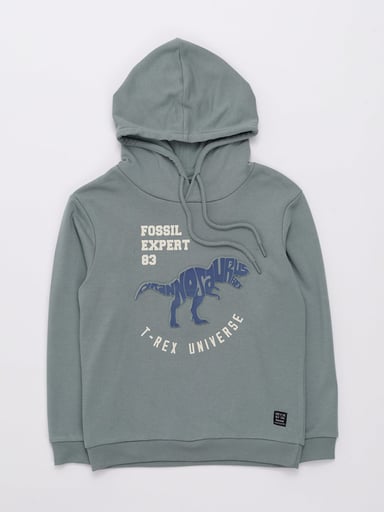 POLERA FRANELA CON CAPUCHA NIÑO HARVEST - 1