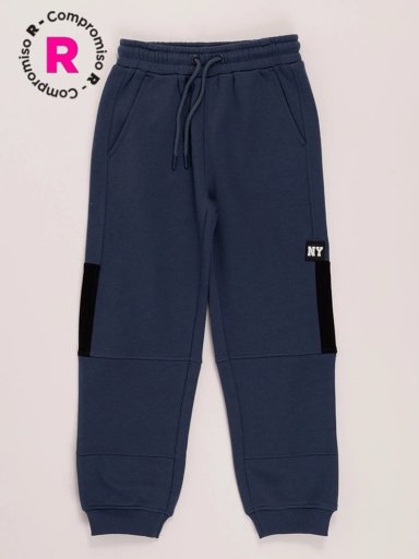 PANTALÓN DE BUZO FRANELA NIÑO HARVEST - 1