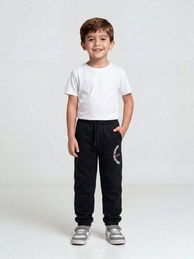 PANTALÓN DE BUZO FRANELA NIÑO HARVEST - 1