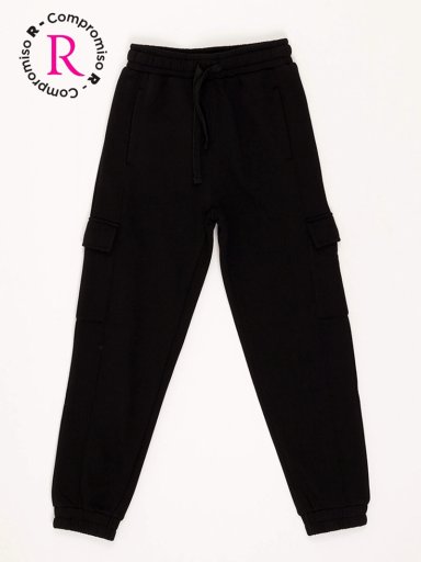 PANTALÓN DE BUZO FRANELA NIÑO HARVEST - 1