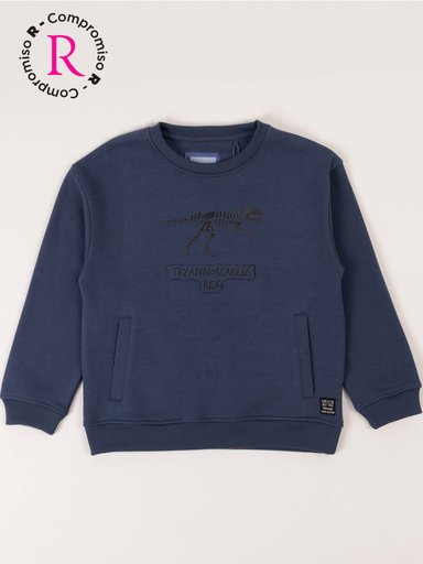 POLERA DINO CON CANGURO NIÑO HARVEST - 1