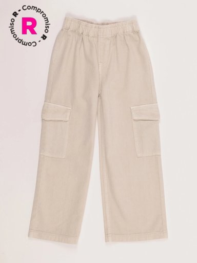 PANTALÓN CARGO ALGODÓN NIÑA HARVEST - 1