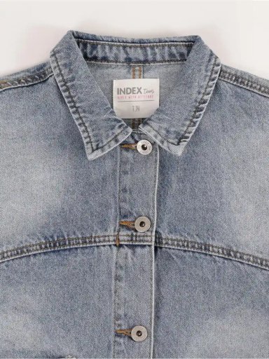 CASACA DENIM ALGODÓN NIÑA INDEX - 3