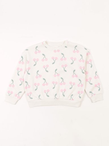 POLERA CON CAPUCHA FRANELA FULL PRINT NIÑA HARVEST - 1