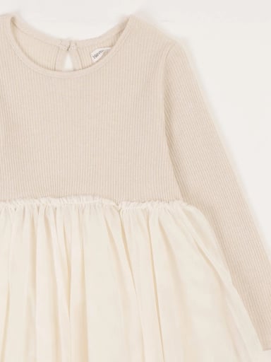 VESTIDO CORTO CON FALDA DE TUL NIÑA HARVEST - 3