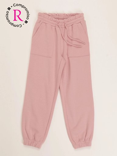 PANTALÓN DE BUZO FRANELA NIÑA HARVEST - 1